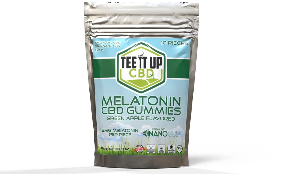 CBD Melatonin Gummies - Green Apple Flavor - Image 2