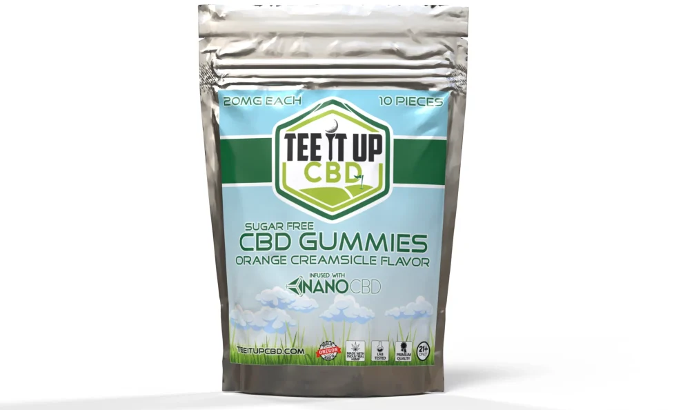 CBD Sugar Free Gummies - Orange Creamsicle Flavored - Image 2