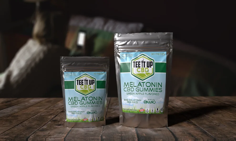 CBD Melatonin Gummies - Green Apple Flavor